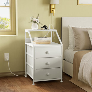 Nightstands with outlets store and usb ports